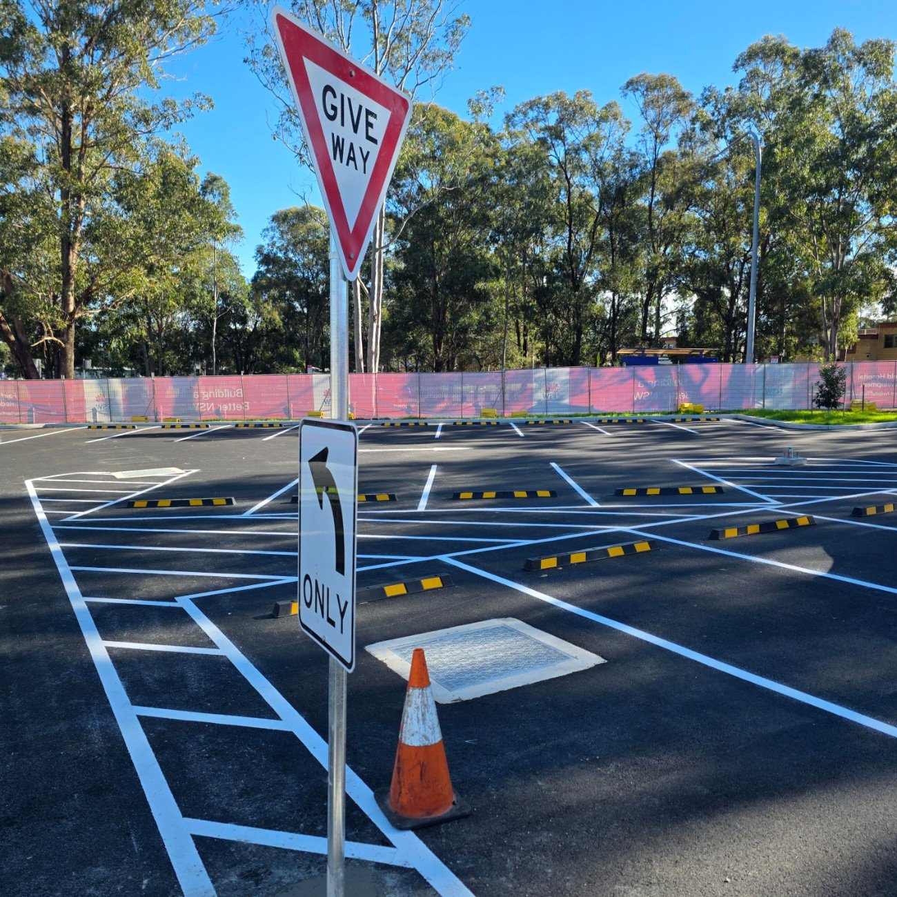 Carpark Line marking, Fixture installation, Signage installation - Image 2