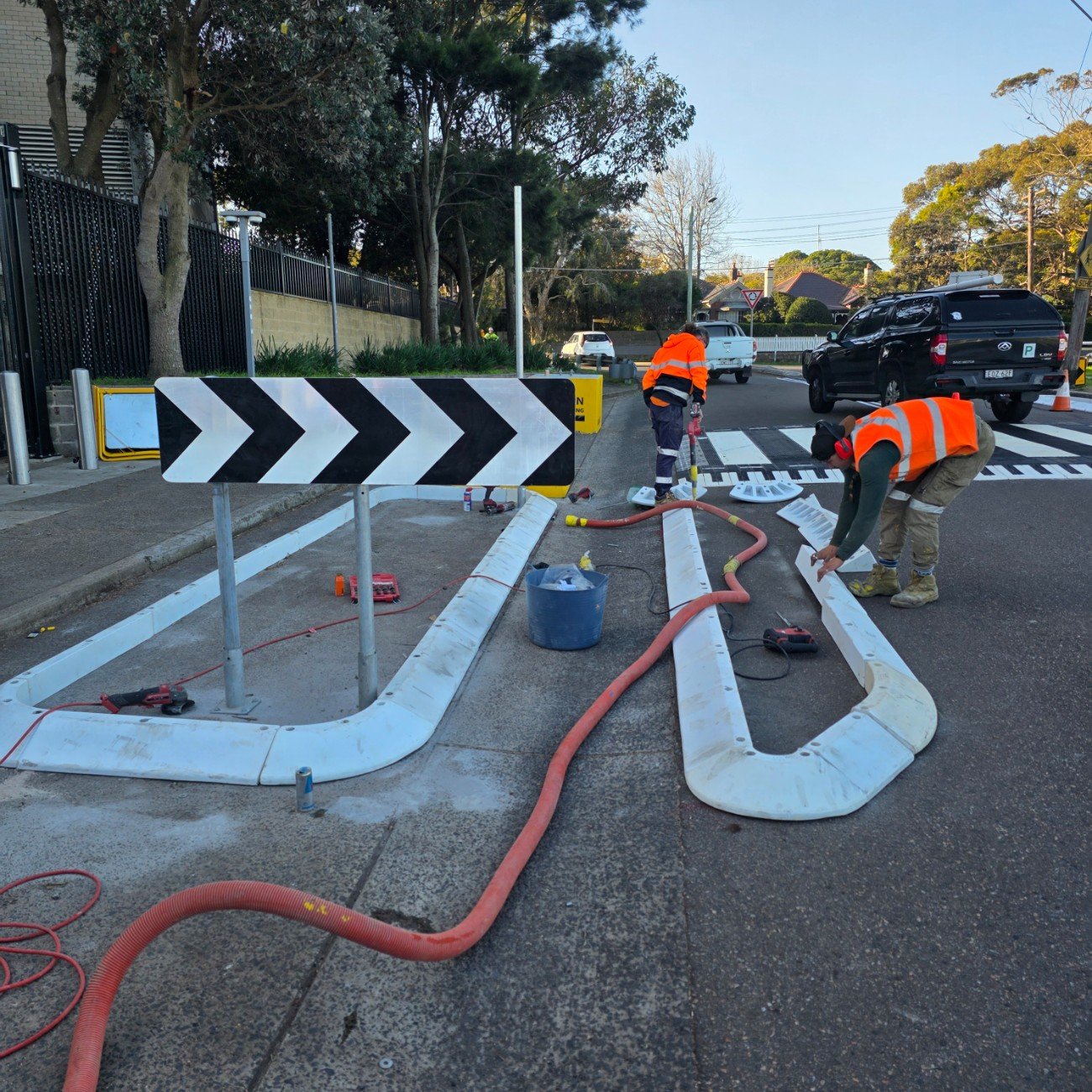 Fixture installation, Road Line marking, Signage installation, Line marking removal - Image 2